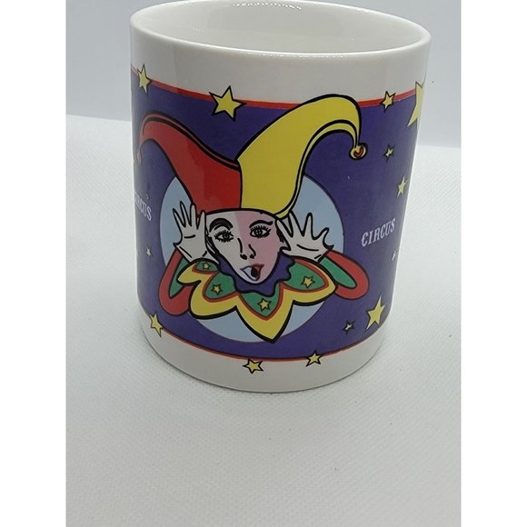 Circus Circus Clown Jester Coffee Ceramic Mug - Picture 1 of 5